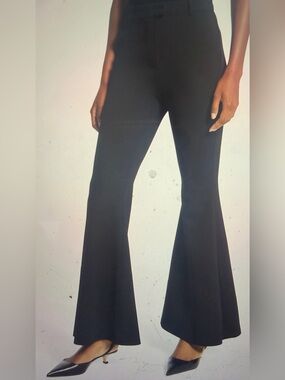 Michael Kors Stretch Crepe Flared Dress Pant Small